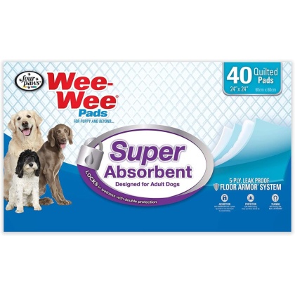 Four Paws Wee Wee Pads - Super Absorbent