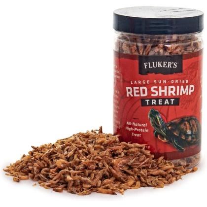 Flukers Sun-Dried Large Red Shrimp Treat