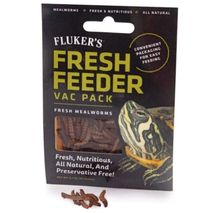 Flukers Mealworm Fresh Feeder Vac Pack