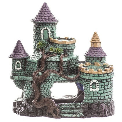 Blue Ribbon Exotic Environments Hobbit Castle Aquarium Ornament