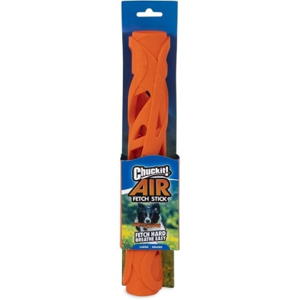 Chuckit Air Fetch Stick Fetch Hard Breath Easy Dog Toy