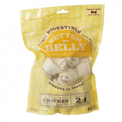 Better Belly Rawhide Chicken Liver Bones - Small