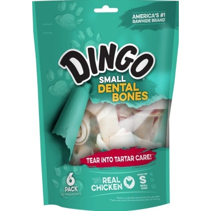 Dingo Dental Bone Chicken & Rawhide Dental Chew