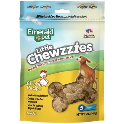 Emerald Pet Little Chewzzies Soft Training Treats Chicken Recipe