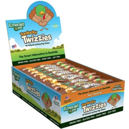 Emerald Pet Turducky Twizzies Natural Dog Chews