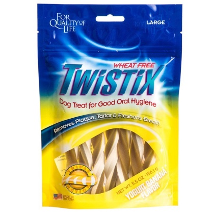 Twistix Wheat-Free Yogurt & Banana Dental Dog Treats