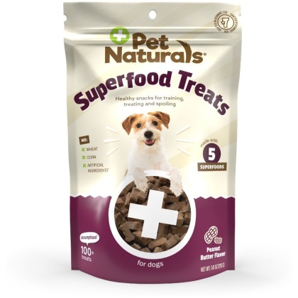 Pet Naturals Superfood Treats Peanut Butter Flavor