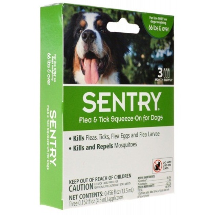 Sentry Flea & Tick Squeeze-On for Dogs