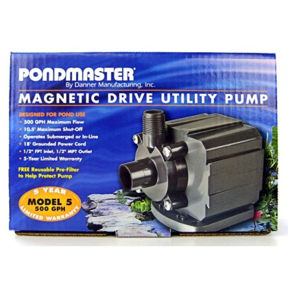 Pondmaster Pond-Mag Magnetic Drive Utility Pond Pump