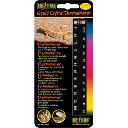 Exo-Terra Liquid Crystal Wide Range Thermometer