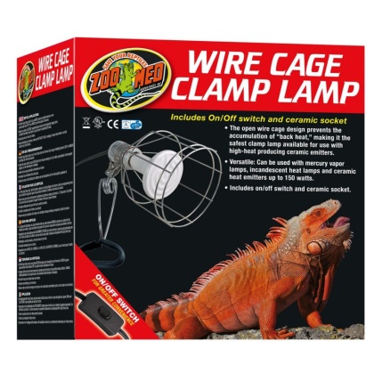 Zoo Med Wire Cage Clamp Lamp