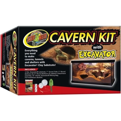 Zoo Med Cavern Kit with Excavator