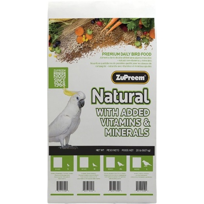 ZuPreem Natural Blend Bird Food - Cockatiel