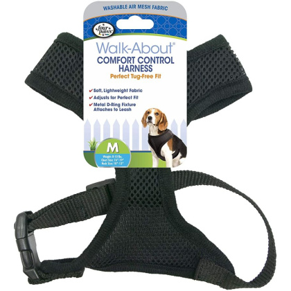Four Paws Comfort Control Harness - Black